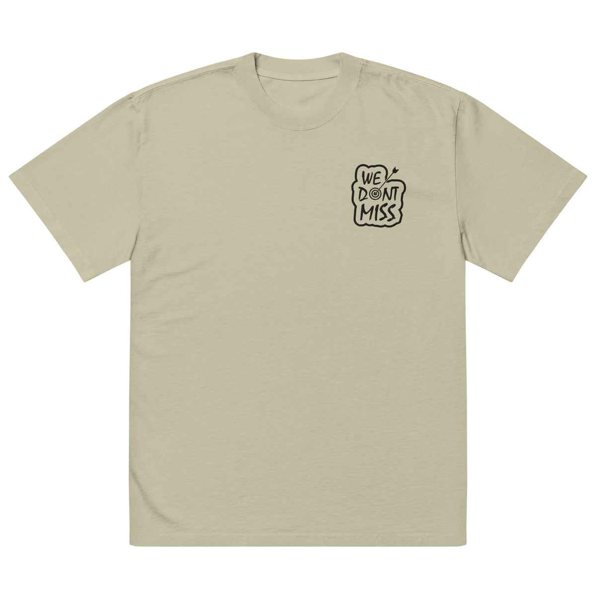 WE DON'T MISS eucalyptus oversized faded tee